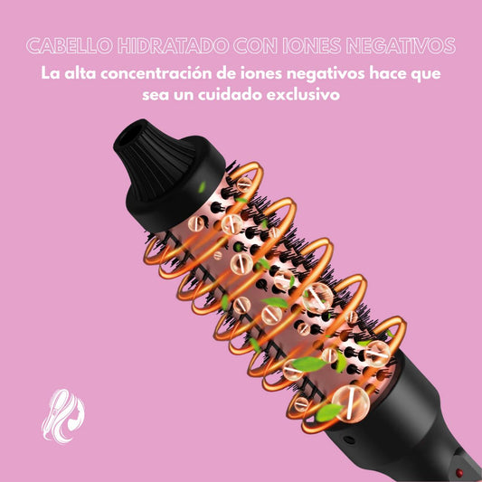 Cepillo térmico 3 en 1 de iones negativos